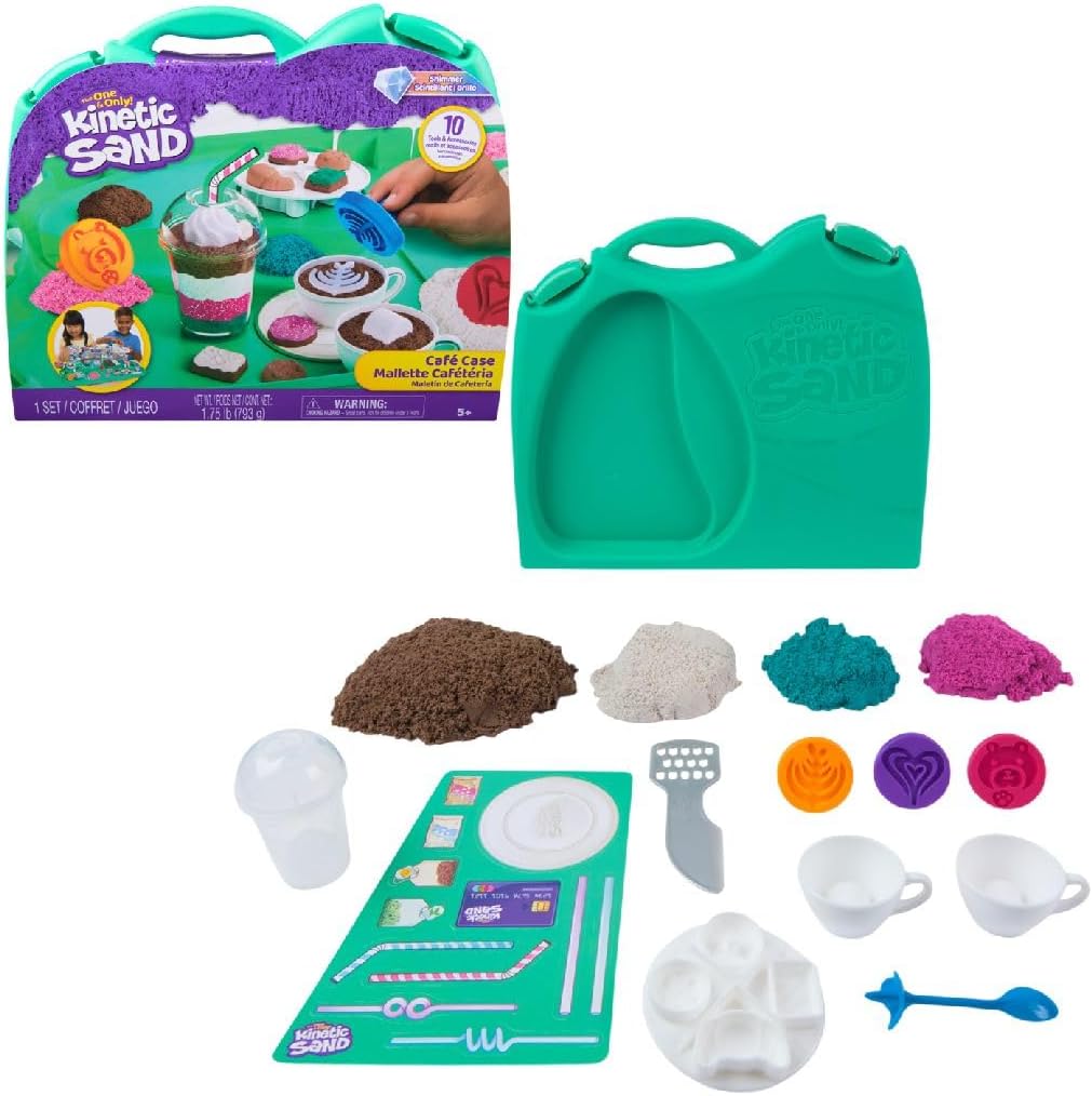 Delight Your Child with the Kinetic Sand Scents Ice Cream Treats Playset - Create, Mold, and Play with Three Colors of Scented Sand and Six Fun Tools!