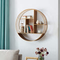 Transform Your Space with the FirsTime & Co. Gold Brooklyn Round 3-Tier Floating Shelf - Perfect for Stylish Organization in Any Room