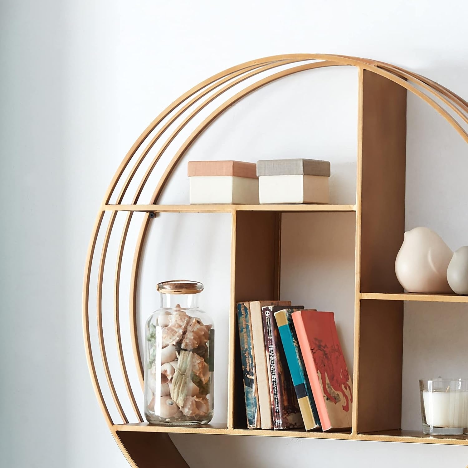 Elevate Your Space with the FirsTime & Co. Dark Silver Brody 3-Tier Round Floating Shelf - Perfect for Stylish Storage in Any Room!