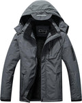 Stay Warm and Stylish This Winter with the SUOKENI Men's Waterproof Ski Jacket - Insulated, Versatile, and Ready for Adventure!