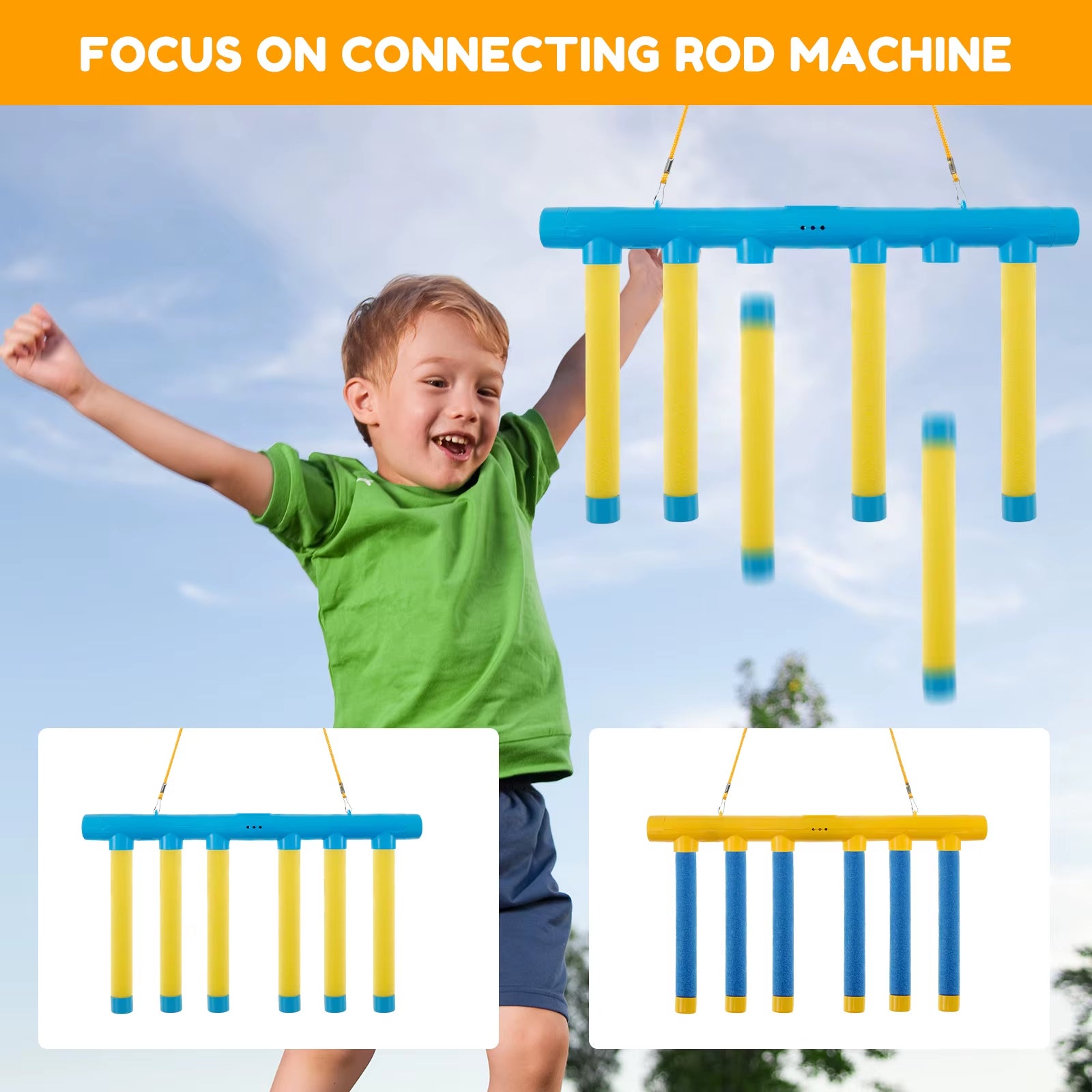 Exciting Challenge Falling Sticks Game - Enhance Hand-Eye Coordination with Fun Catching Toy for Kids and Parents!