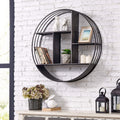 Elevate Your Space with the FirsTime & Co. Dark Silver Brody 3-Tier Round Floating Shelf - Perfect for Stylish Storage in Any Room!