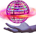 Ivtivfu Upgraded Flying Orb Ball (Pink, 2023) with Dazzling Lights - Magic Hover Spinner and Boomerang Drone - Floating Cosmic Globe for Outdoor Play - Ideal for Children Aged 6 to 10 Years