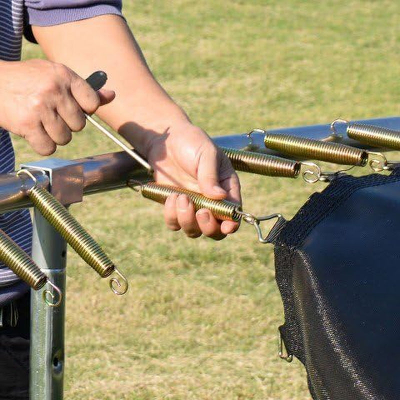 Effortless Trampoline Assembly with SANJOIN T-Hook Spring Pulling Tool