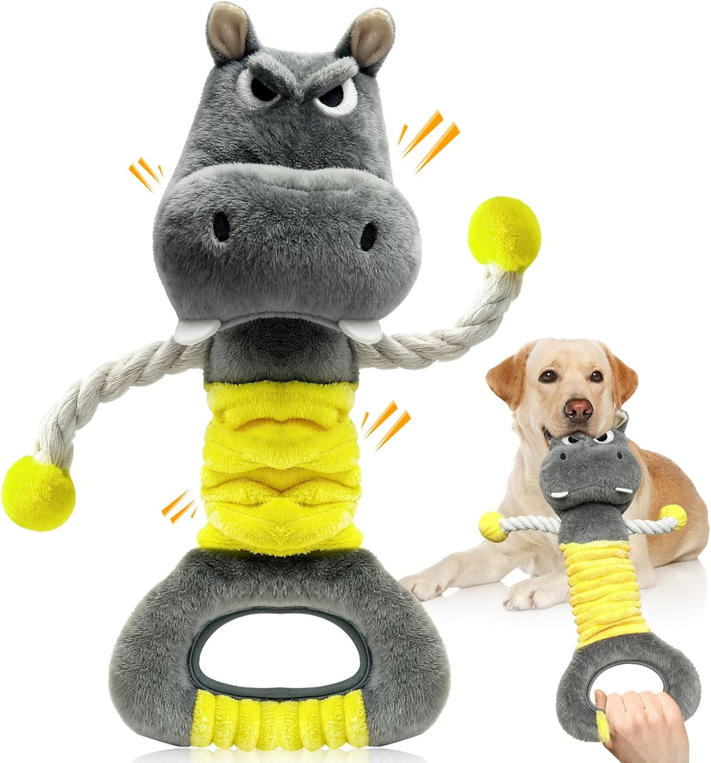 Fuufome Large Squeaky Plush Dog Toys for Dogs of All Sizes - Ideal for Daily Companionship, Training, and Engaging Play
