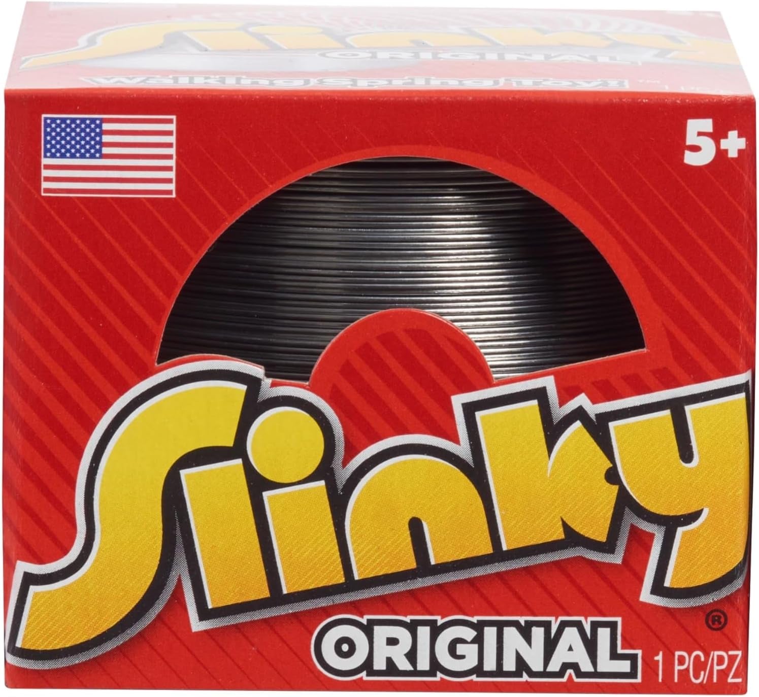 Original Metal Slinky Walking Spring Toy, 2.75-Inch Diameter, Fidget Toy